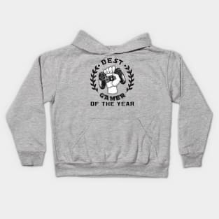 Best GAMER of the year Funny Gamer Boys Teens Kids Hoodie